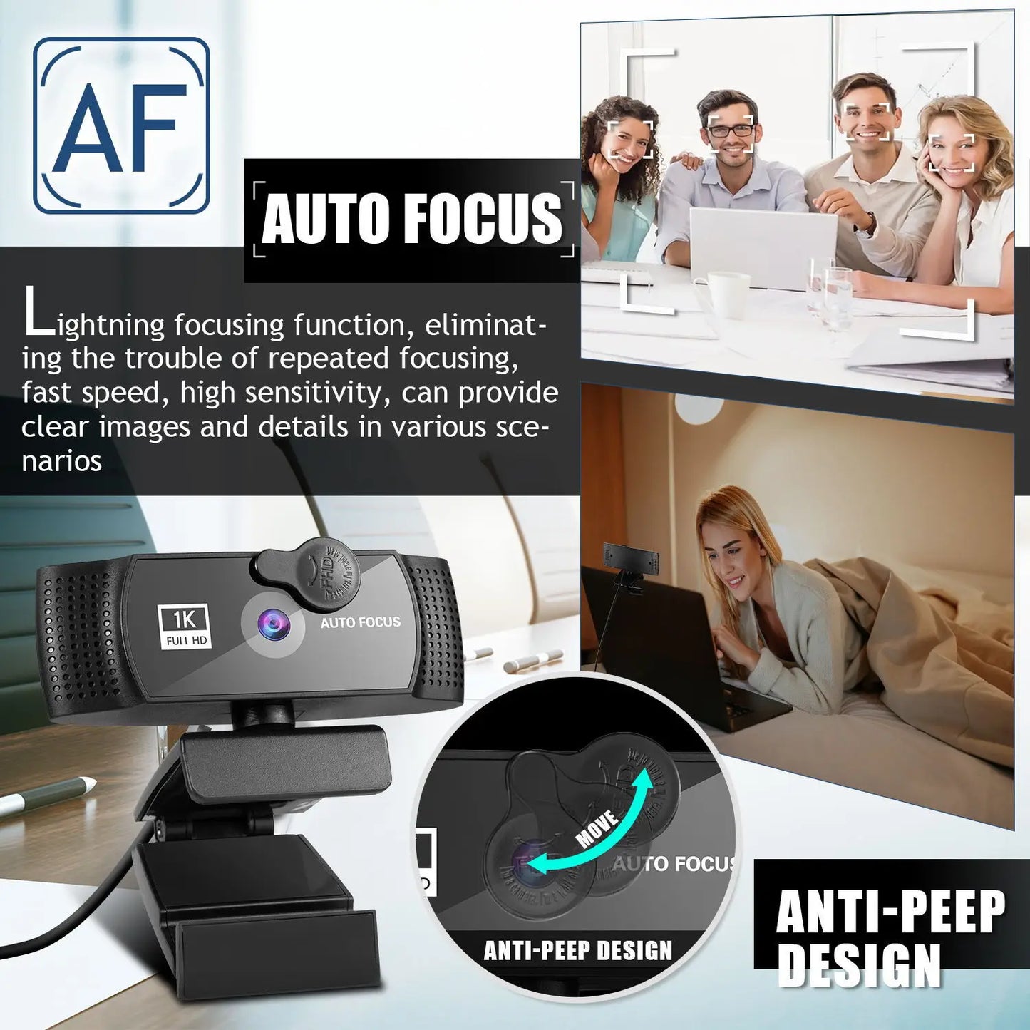 4K Webcam 2K 1080P Full HD Web Camera Auto Focus With Microphone USB Plug Web Cam For PC Computer Laptop Video Mini Camera