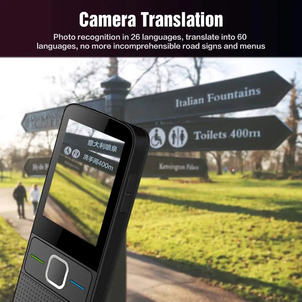 Translator Device Offline Language Translator Device with Touch Screen, Translators Devices for 138 Languages with Camera | Wi-F