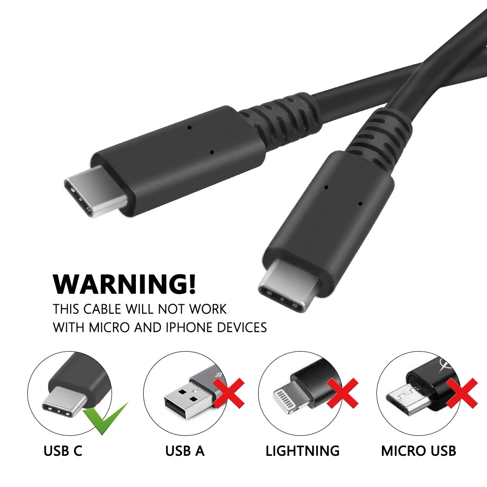 USB-C fast charger cable 5G USB 3.1 Gen 1 sync&charger cable 4K Type C USB-C video&audio cable USB-C 60W PD charging for macs