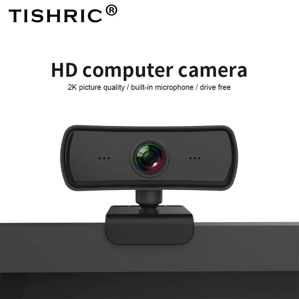 TISHRIC PC03 1080p Autofocus Camera Web USB PC Webcam 2K 400W HD 2560x1440 Pixel For Remote Video Conferencing