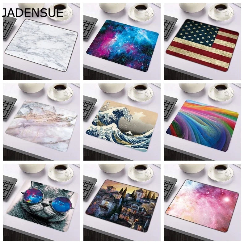 PC Computer Keyboard Laptop Mice Mouse Mat Mousepad Gaming Writing Desk Pad Small Desk Mats Cute Mouse Pad Office Accessories