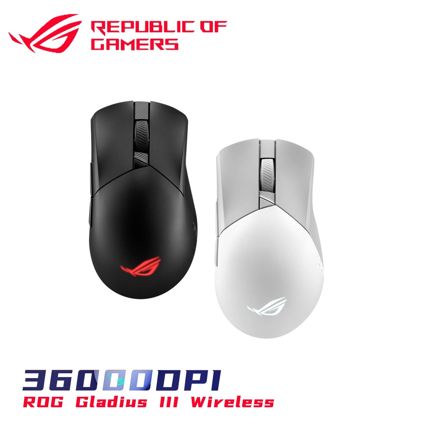 Original Asus ROG Gladius III Wireless AimPoint Gaming Mouse Tri-Mode Connectivity 36000DPI Optical Sensor Programmable high-end