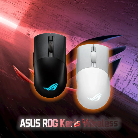 ASUS ROG Keris Wireless AimPoint Gamer Three Mode Connection 16000Dpi Optical Sensor Light Ergonomic 2.4GHz RGB Mouse Gaming