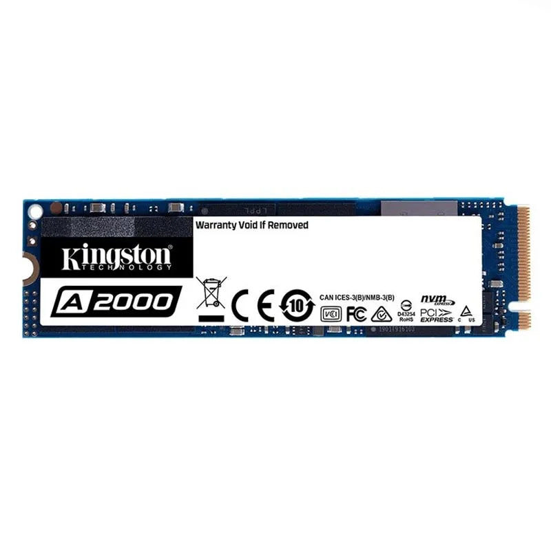 Kingston A2000 NV1 NV2 SSD 250GB 500GB 1TB 2TB NVMe PCIe M.2 Internal Solid State Drive Hard Disk for PC Notebook M2