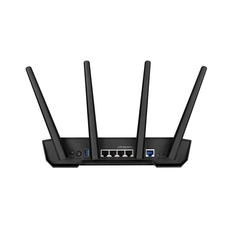 ASUS TUF Gaming AX3000 V2 Dual Band WiFi 6 Router With Mobile Game Mode 3 Steps Port Forwarding 2.5Gbps AiMesh Support