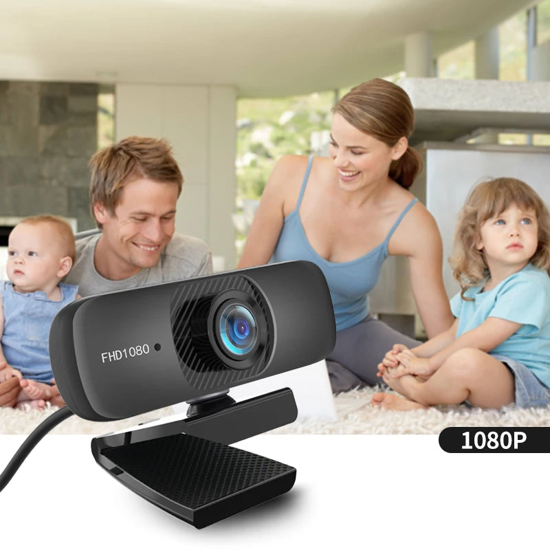 TISHRIC C60 Full HD Webcam 1080P Autofocus Web Cam USB Web Camera With Micphone For PC 2K 30FPS Camera Webcam For Computer