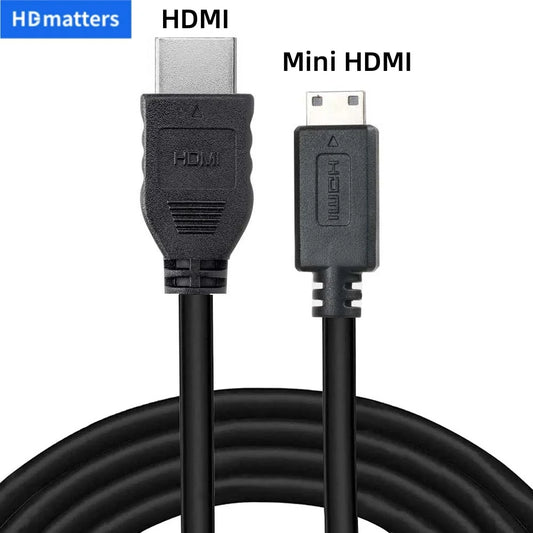 HDMI to Mini HDMI Cable 4K 60Hz High Speed for Camera Monitor Projector Notebook TV 3FT 1.0M  5FT 1.5M