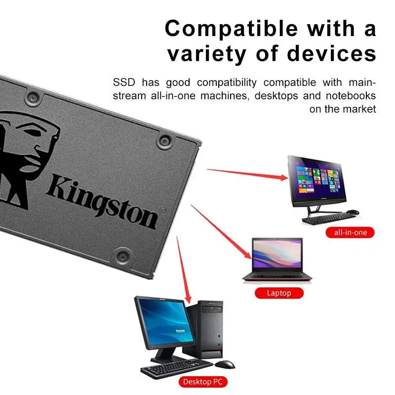 Kingston A400 Internal Solid State Drive 120GB 240GB 480GB 960GB 2.5 inch SATA III SSD HDD Hard Disk HD for Notebook Desktop